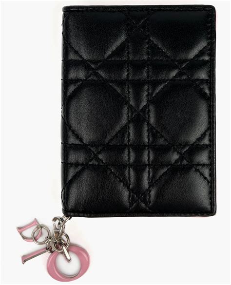 lady dior flap card holder